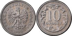 World Coins - Poland, 10 Groszy, 1992, Warsaw, Copper-nickel, , KM:279