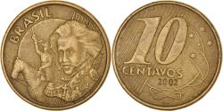 World Coins - Coin, Brazil, 10 Centavos, 2002