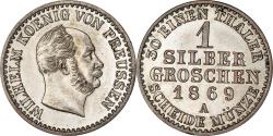 World Coins - Coin, German States, PRUSSIA, Wilhelm I, Groschen, 1869, Berlin,