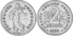 World Coins - France, Semeuse, 2 Francs, 1979, Paris, , Nickel, KM:942.1, Gadoury:547