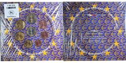 World Coins - France, Monnaie de Paris, Euro-Set, 2002, FDC.BU,