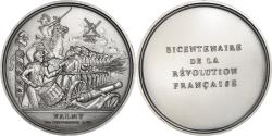 World Coins - France, Medal, Révolution Française, Bataille de Valmy, History, Lecuyer
