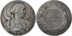 World Coins - France, Medal, Femme à la Faucille, Silvered bronze,