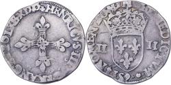 World Coins - France, Henri III, 1/4 Ecu, 1585, Rennes, Silver, , Gadoury:494