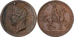 World Coins - France, Token, L'Armée au Duc d'Orléans Prince Royal, 1842, Copper,