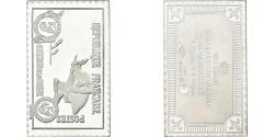 World Coins - France, Medal, Timbre, Orphelins de Guerre, La Marseillaise, 1982, Silver