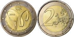 World Coins - Portugal, 2 Euro, Lusophony Games, 2009, Lisbon, Bi-Metallic,