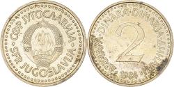 World Coins - Coin, Yugoslavia, 2 Dinara, 1984, , Nickel-brass, KM:87