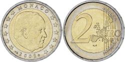 World Coins - Monaco, Rainier III, 2 Euro, 2002, Paris, , Bi-Metallic, Gadoury:MC179