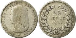 World Coins - Coin, Netherlands, Wilhelmina I, 25 Cents, 1897, , Silver, KM:115