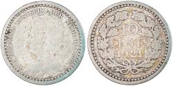 World Coins - Coin, Netherlands, Wilhelmina I, 10 Cents, 1921, , Silver, KM:145