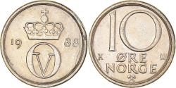 World Coins - Coin, Norway, 10 Öre, 1988