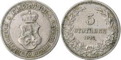 World Coins - Bulgaria, 5 Stotinki, 1912, , Copper-nickel, KM:24