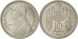 World Coins - Coin, Monaco, 10 Francs, 1945, , Copper-nickel, KM:E18, Gadoury:136