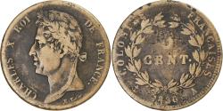 World Coins - Coin, FRENCH COLONIES, Charles X, 5 Centimes, 1830, Paris, , Bronze