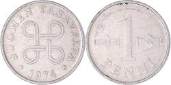 World Coins - Coin, Finland, Penni, 1974, , Aluminum, KM:44a