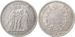 World Coins - Coin, France, Hercule, 5 Francs, 1878, Bordeaux, , Silver, Gadoury:745a