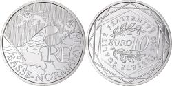 World Coins - France, 10 Euro, 2010, Basse-Normandie, , Silver