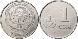 World Coins - KYRGYZSTAN, Som, 2008, Nickel plated steel, , KM:14