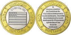 World Coins - France, Medal, Bretagne - Breizh, Bimetallic,