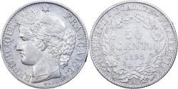 World Coins - France, 50 Centimes, Cérès, 1895, Paris, Silver, , Gadoury:419a