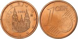 World Coins - Spain, 1 Centime, 2003, Madrid, Copper Plated Steel,