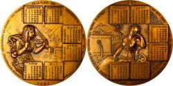 World Coins - France, Medal, Calendrier Républicain, Paysanne, 1989, Levet, , Bronze