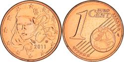 World Coins - France, Euro Cent, 2011, Paris, BU, , Copper Plated Steel, Gadoury:1
