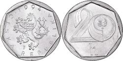 World Coins - Coin, Czech Republic, 20 Haleru, 1994, , Aluminum, KM:2.1