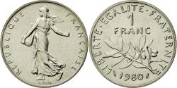 World Coins - Coin, France, Semeuse, Franc, 1980, , Nickel, KM:925.1, Gadoury:474
