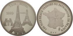 World Coins - France, Medal, Les plus beaux trésors du patrimoine de France, Tour Eiffel