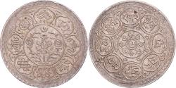 World Coins - Coin, Tibet, 1 Tangka, 1953, Ganden Phodrang, , Billon, KM:Y31
