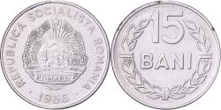 World Coins - Romania, 15 Bani, 1966, Nickel Clad Steel, , KM:93