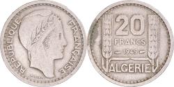 World Coins - Coin, Algeria, 20 Francs, 1949, Paris, , Copper-nickel, KM:91