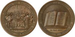 World Coins - France, Medal, Premier Synode National des Eglises Réformées, 1859, Copper