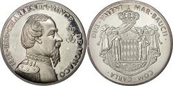 World Coins - Monaco, Medal, Charles III, Prince de Monaco (1818-1889), , Silver