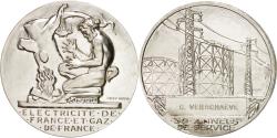 World Coins - France, Medal, Électricité de France et gaz de France, Business & industry