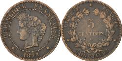 World Coins - Coin, France, Cérès, 5 Centimes, 1873, Bordeaux, , Bronze, KM:821.2