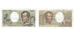 World Coins - France, 200 Francs, Montesquieu, 1989, H.075, VF(30-35), Fayette:70.09, KM:155c