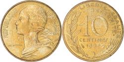 World Coins - Coin, France, Marianne, 10 Centimes, 1981, Paris, , Aluminum-Bronze