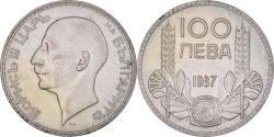 World Coins - Coin, Bulgaria, Boris III, 100 Leva, 1937, Royal Mint, AU(50-53), Silver, KM:45