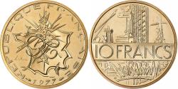World Coins - France, 10 Francs, Mathieu, 1977, MDP, série FDC, Cupro-aluminium-nickel