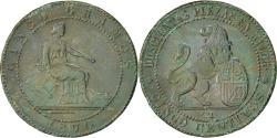 World Coins - Coin, Spain, Provisional Government, 5 Centimos, 1870, Barcelona,