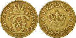 World Coins - Coin, Denmark, Christian X, 2 Kroner, 1926, Copenhagen,