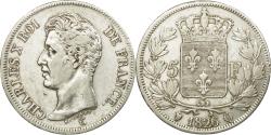 World Coins - Coin, France, Charles X, 5 Francs, 1826, Perpignan, , Silver