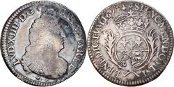 World Coins - France, Louis XIV, 1/2 Écu de Béarn aux palmes, 1694, Pau, Reformed, Silver