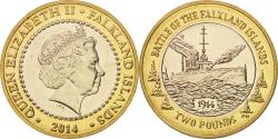 World Coins - Coin, Falkland Islands, 2 Pounds, 2014, , Bi-Metallic