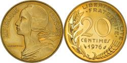 World Coins - Coin, France, Marianne, 20 Centimes, 1976, Paris, FDC,
