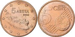 World Coins - Greece, 5 Euro Cent, 2002, Athens, Copper Plated Steel, , KM:183