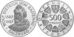 World Coins - Austria, 500 Schilling, 1987, Vienna, Proof, Silver, , KM:2982